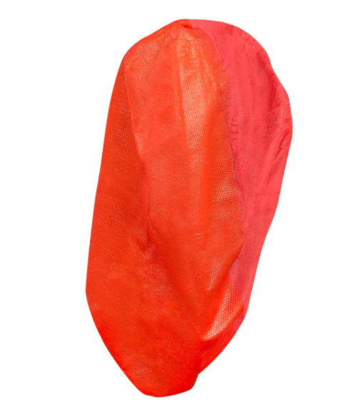 Einmal-Schuhe, rot, extra groß & hoch