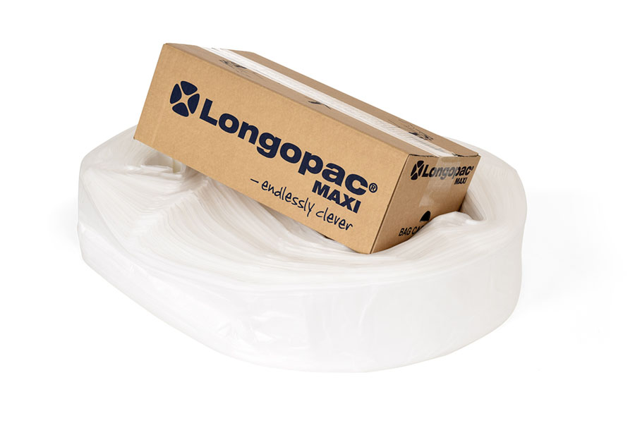 Logopac Müllsack-Endlosschlauch-Kassette Maxi, transparent
