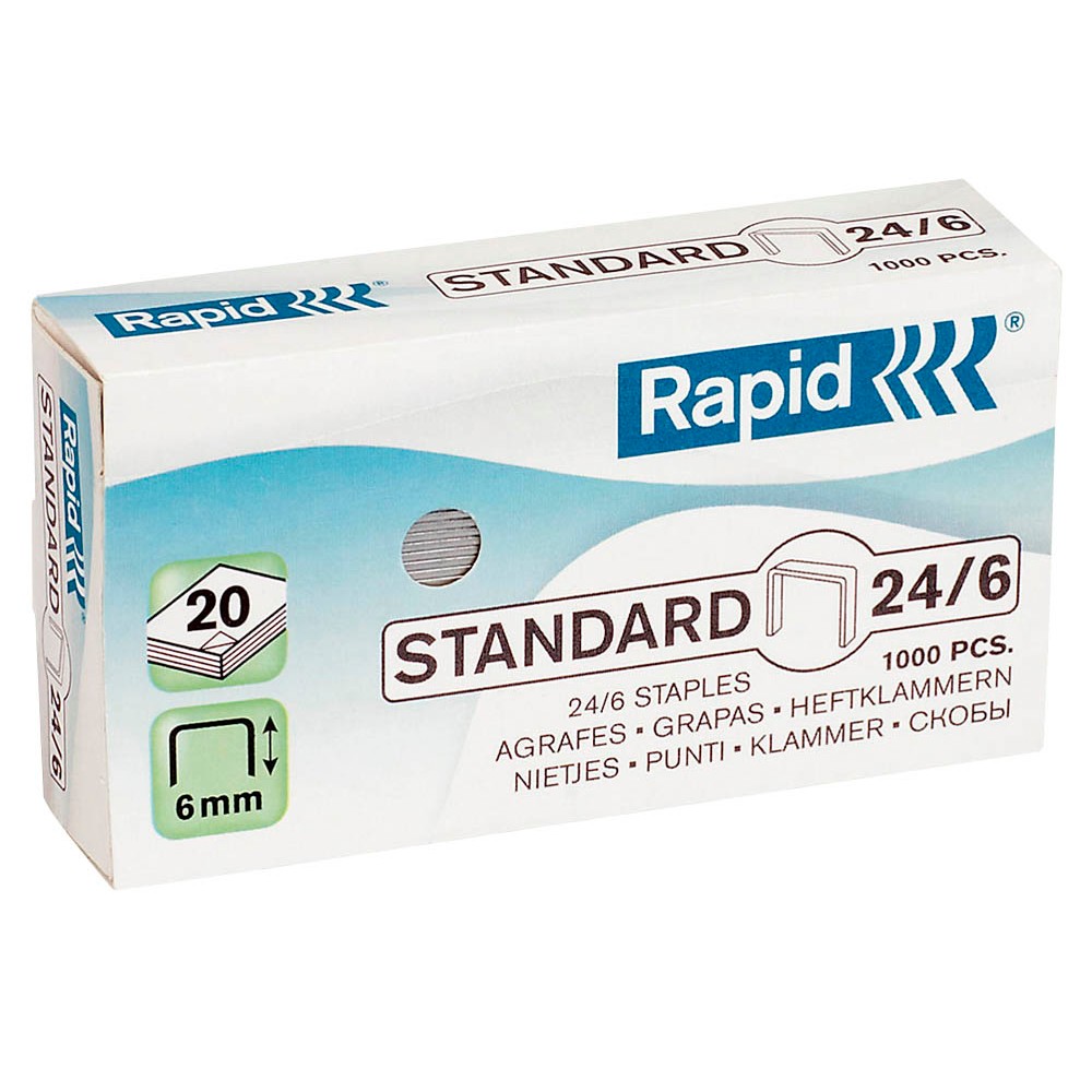 Heftklammern Rapid 26/6 mm