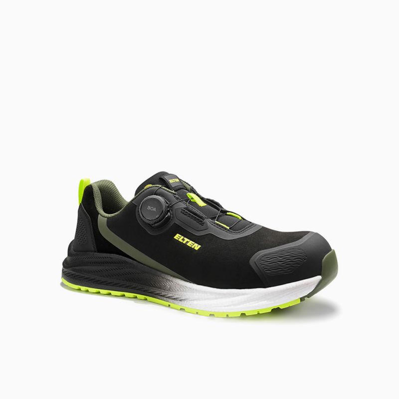 Elten Sicherheitsschuh LEEVI XXNF Boa® black-lime Low ESD S3S
