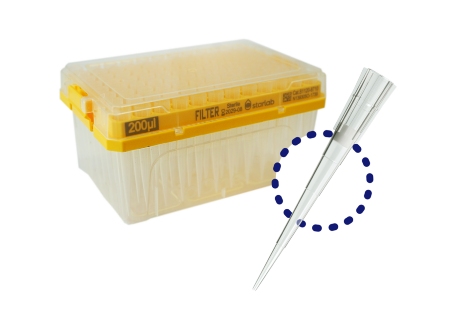 Starlab TipOne® Filter Pipettenspitzen 200µl, steril, graduiert, Nachfüllpackungen