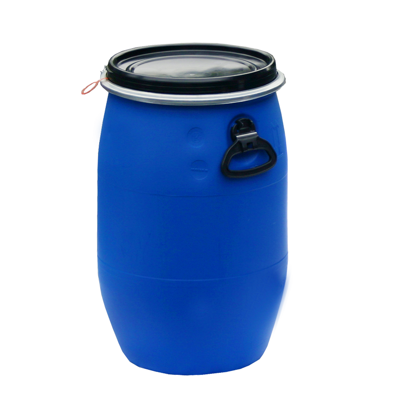 Deckelfass, blau
