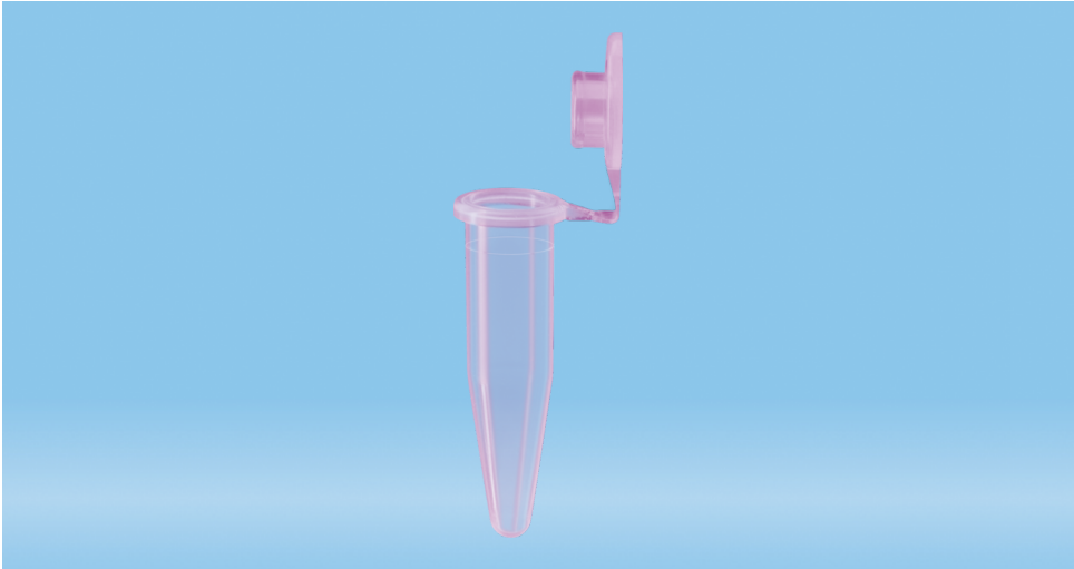Sarstedt Reagiergefäß, 1,5 ml, PP, mit Deckel, violett